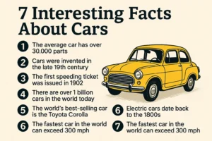 - 7 interesting facts about cars 1